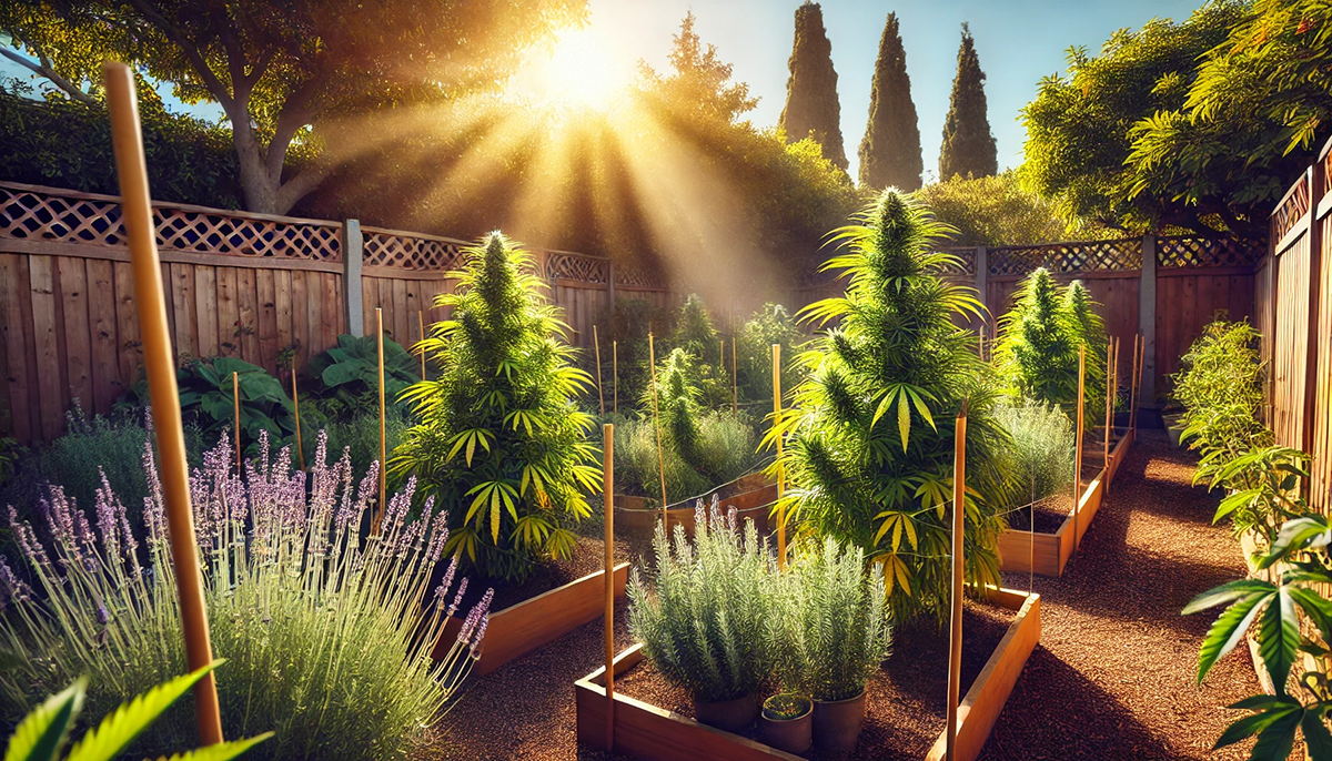 Growing Cannabis in the Garden