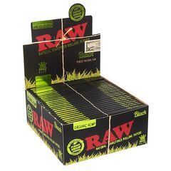 Produkt_RAW BLACK Green Organic Hemp King Size Slim Papier__Cannadusa_Marktplatz_Kaufen