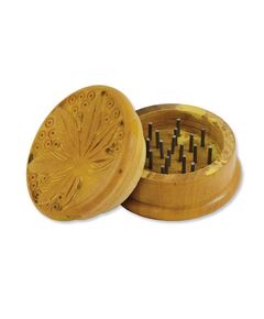 Product_Holzgrinder / Holzmühle , 50mm, 2-teilig, Leaf_Cannadusa_Marketplace_Buy