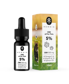 Produkt_Hemnia CBD in Lachsöl für Katzen – 5 % CBD, 500 mg, 10 ml__Cannadusa_Marktplatz