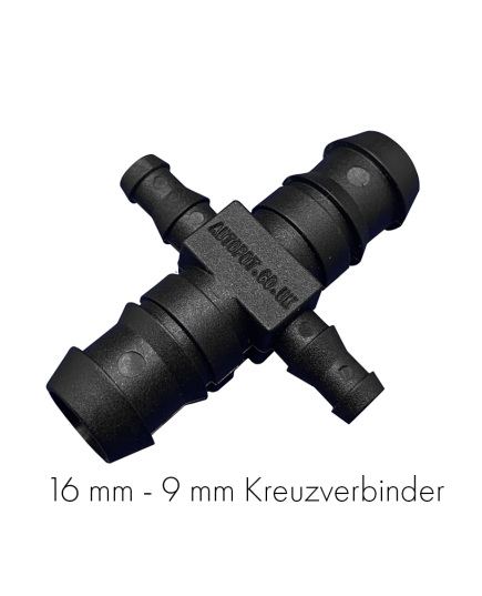 Produkt_Autopot Verbindungsstück 16-9mm Kreuzverbinder__Cannadusa_Marktplatz_Kaufen