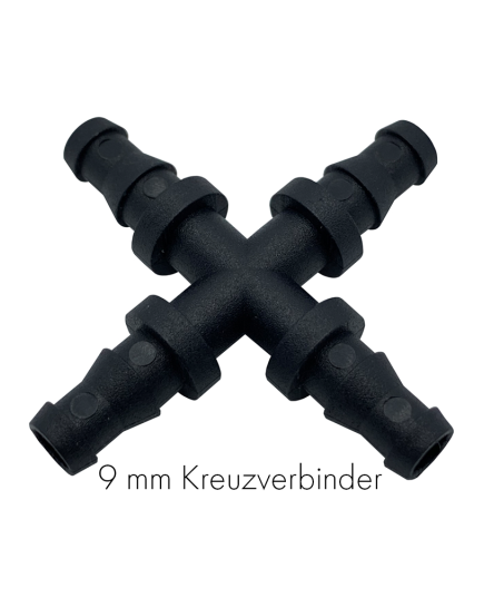 Produkt_Autopot Verbindungsstück 9mm Kreuzverbinder__Cannadusa_Marktplatz_Kaufen