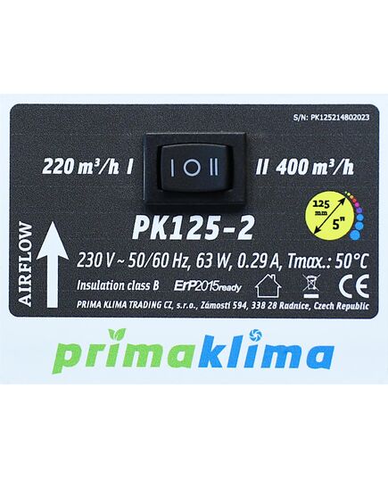 Produkt_Prima Klima PK125 400(220)m³/h, Ø125mm_, 2 image_Cannadusa_Marktplatz_Kaufen