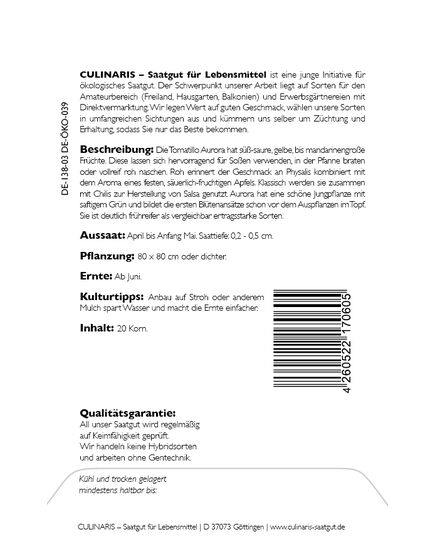 Product_Tomatillo Aurora, 2 image_Cannadusa_Marketplace_Buy