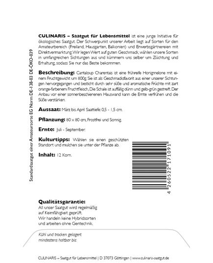 Produkt_Honigmelone Cantaloup Charentais_, 2 image_Cannadusa_Marktplatz_Kaufen