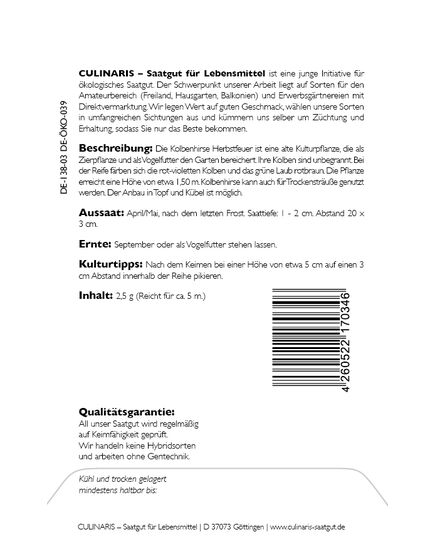 Produkt_Kolbenhirse Herbstfeuer_, 3 image_Cannadusa_Marktplatz_Kaufen