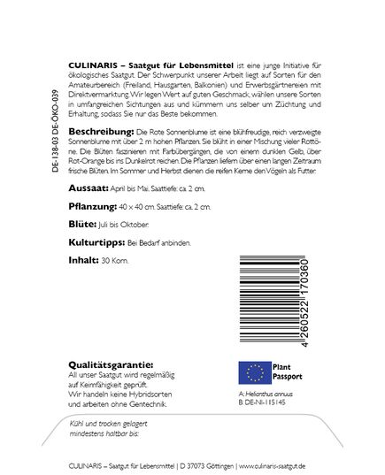 Product_Rote Sonnenblume, 3 image_Cannadusa_Marketplace_Buy