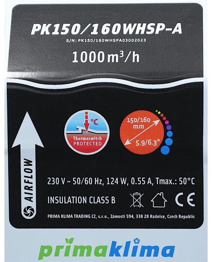 Product_Prima Klima PK150/160WHSP-A 1000m³/h Ø150/160mm, 2 image_Cannadusa_Marketplace_Buy