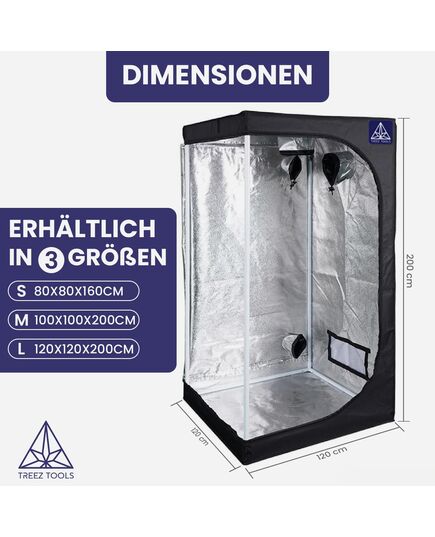 Efficient ventilation system in Treez Tools Grow Box ensures fresh air and ideal growing temperatures.