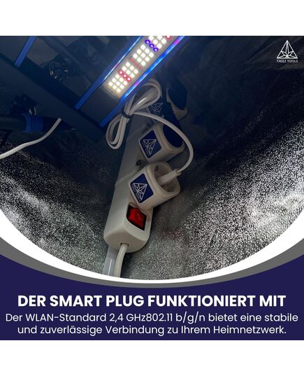 CE/ROHS-certified TREEZ TOOLS Smart Plug for safe and reliable operation in modern smart homes.