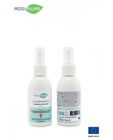 Produkt_ADDIPURE 2in1 Cleaner Disinfectant, 300ml Rundflasche mit Fingerzerstäuber. Intensive und schnelle Wirkung gegen Bakterien, Keime, Viren und Schimmelpilz., Menge: 300 ml_, 2 image_Cannadusa_Marktplatz_Kaufen