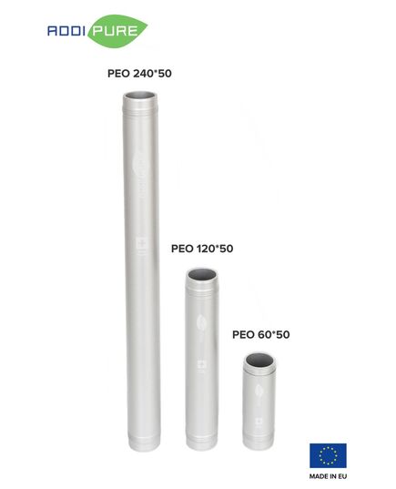 Product_ADDIPURE PEO 240*50 extraction tube for use with ADDIPURE PEO 60*50 and PEO 120*50 extractors. Made of food-grade aluminium with an anodised finish. Batch quantity up to 120g., 3 image_Cannadusa_Marketplace_Buy