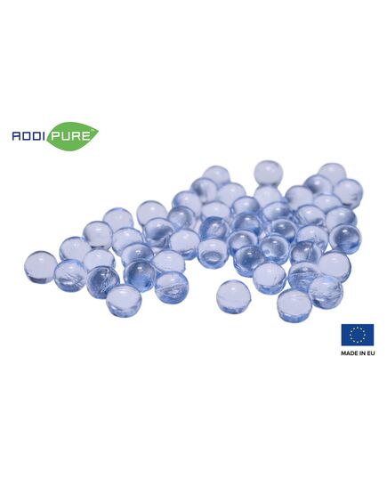 Product_ADDIPURE Technical Glass Beads as a filler for the extraction tube. Spherical, slightly blueish. Diameter 10mm. Supplied in 250 g container. Made in the EU., Diameter: 10 mm, Weight: 250 g, 3 image_Cannadusa_Marketplace_Buy