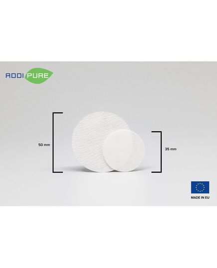 Product_ADDIPURE. Set of 20 + 2 ADQ extraction filters (2 for free), patented. Diameter 35 mm. For ADDIPURE extractor PEO 35*35 and PEO 60*35., Quantity: 20 + 2 free, Diameter: 35 mm, 4 image_Cannadusa_Marketplace_Buy