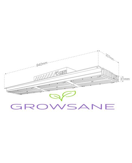 Product_Growsane 320 Watt LED PRO, 2 image_Cannadusa_Marketplace_Buy