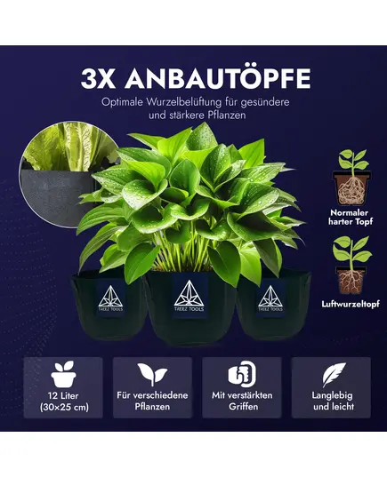 Produkt_Treez Tools Komplettes Grow Set Medium – Komplettes Indoor-Grow-Kit mit Grow-Zelt, LED-Beleuchtung, Belüftungssystem und Zubehör_, 7 image_Cannadusa_Marktplatz_Kaufen