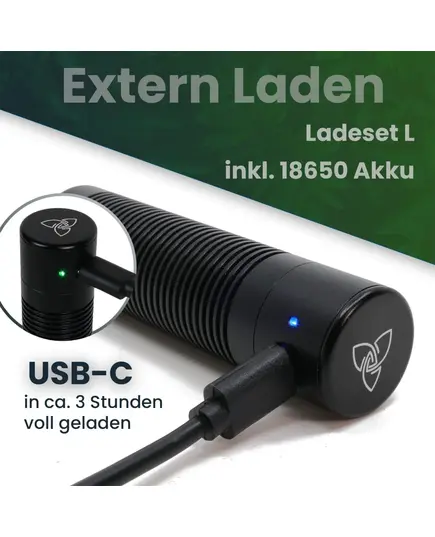 Produkt_HIZEN USB-C Ladeset für 18650 Batterien_, 2 image_Cannadusa_Marktplatz_Kaufen