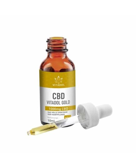 Produkt_Vitadol Gold – Bio CBD Öl 10% (1.000mg) – 10ml_, 2 image_Cannadusa_Marktplatz_Kaufen