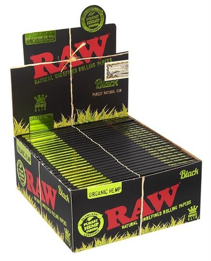 Product_RAW BLACK Green Organic Hemp King Size Slim Papier_Cannadusa_Marketplace_Buy