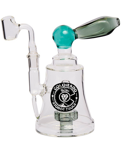 Product_Glass Oil Rig Boulder 8" 20.3cm Colorado Stoner Tools_Cannadusa_Marketplace_Buy