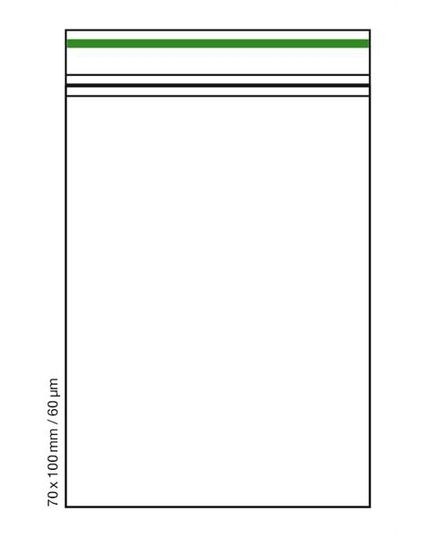 Product_Druckverschlussbeutel /Tütchen, 90 μm, 80x60 VE100,GREEN LINE VE 100_Cannadusa_Marketplace_Buy