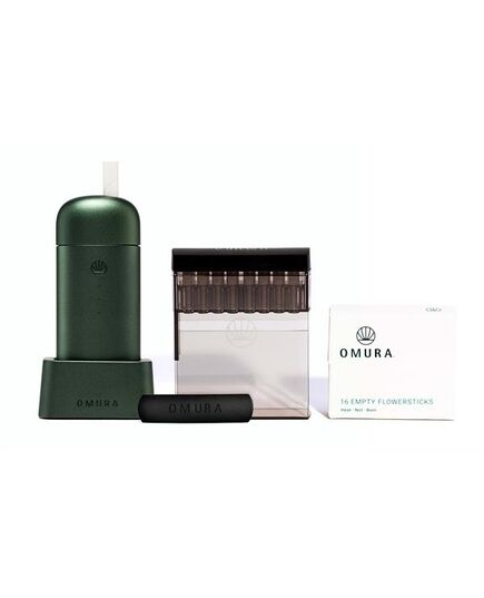 Produkt_OMURA COMPLETE SET "Series X1" Vaporizer Jade (grün), aus Metall__Cannadusa_Marktplatz_Kaufen