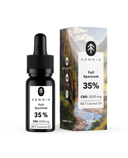 Produkt_Hemnia Vollspektrum CBD Hanföl, CBD Anteil: 35__Cannadusa_Marktplatz_Kaufen