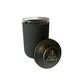 Treez Club Glass Stash Jar Container, a high-quality storage jar for herbs and spices, combining glass, aluminum, and rubber for an odor-tight seal.