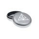 CannaPuck Storage Aluminium-Kräuterbehälter, 55 mm Durchmesser und 23 mm Höhe, langlebig und ideal für die Aufbewahrung von Kräutern, stilvoll und tragbar.
