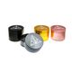 Durable and high-quality Treez Club 63 mm 4-piece aluminum herb grinder, designed for smokers and herb lovers, ensuring efficient grinding and fresh herbs.