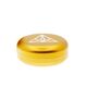 The Treez Club Herb Container Jars, known as CannaPuck Storage, in gold, showcasing their premium aluminum construction for durable and stylish herb storage