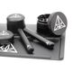 Treez Club Black Premium Accessories Case, a stylish and comprehensive set designed for herb storage and use.