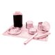 Treez Club Rose Premium Accessories Case, a stylish and comprehensive set designed for herb storage and use