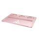 The Treez Club High-End Smoking Accessories Herb Rolling Tray in rose, made of high-quality aluminum, offering an elegant and practical solution for rolling and storing herbs