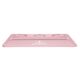 Close-up of the Treez Club Herb Rolling Tray in rose, showcasing its sleek, modern design and durable aluminum construction, measuring 280 mm by 210 mm by 7 mm