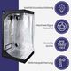 Treez Tools Grow Box with durable construction, featuring nylon zippers and double-stitched seams for long-lasting plant protection.