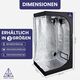 Efficient ventilation system in Treez Tools Grow Box ensures fresh air and ideal growing temperatures.