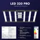 Produkt_Treez Tools Grow Light LED 320 PRO – Energieeffiziente Vollspektrum-LED-Grow-Lampe mit Samsung LM301B- und Epistar-Chips, 2,9 μmol/j Effizienz, dimmbar 0-10V, EU-Stecker, ideal für Vegetations- und Blütephasen_, 2 image_Cannadusa_Marktplatz_Kaufen